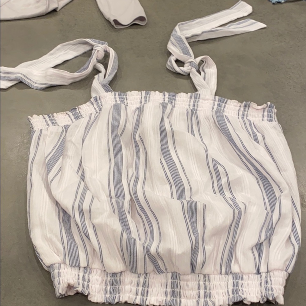 Puffy striped shirt